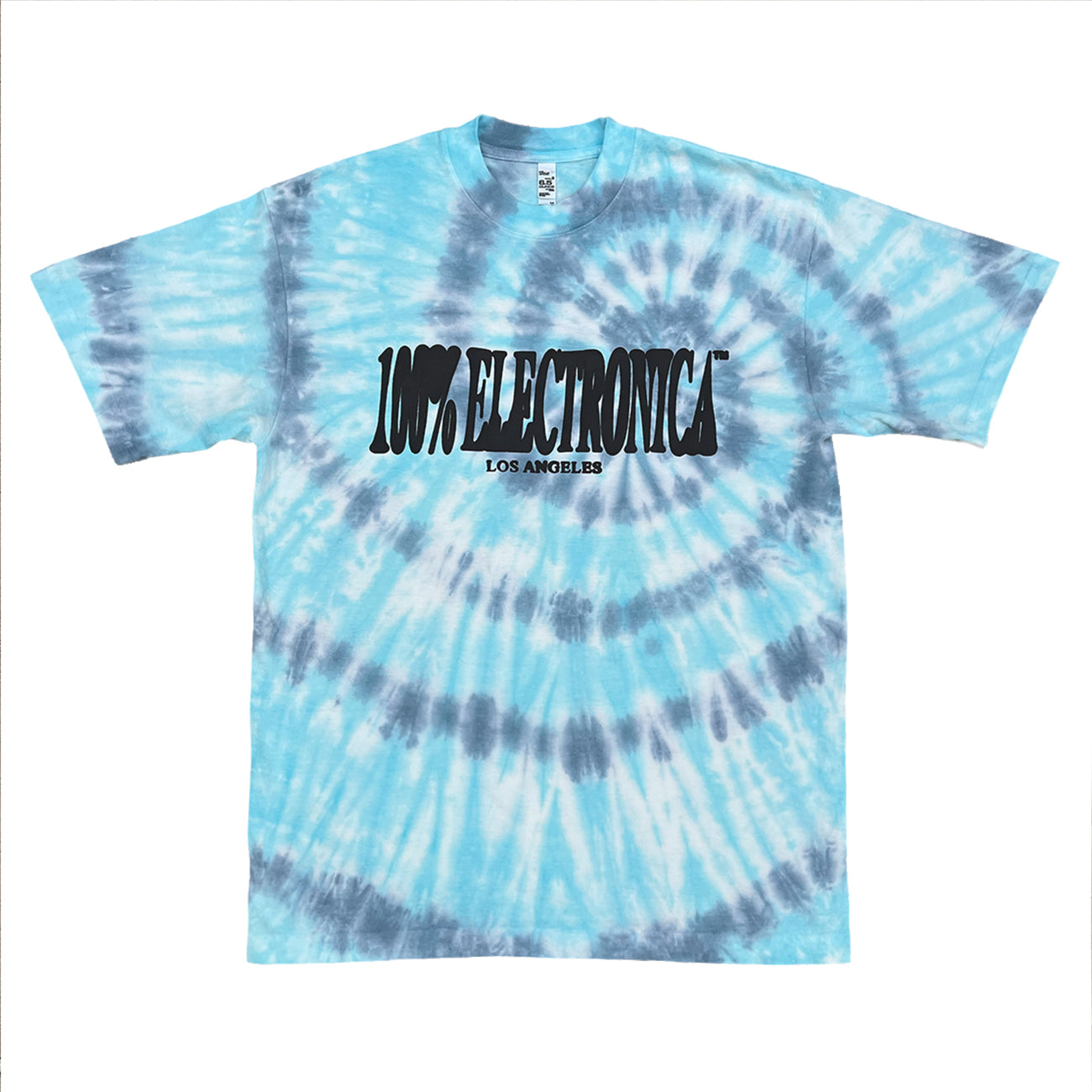 Ultra Puff Melt Logo Tie Dye T-Shirt - Blue