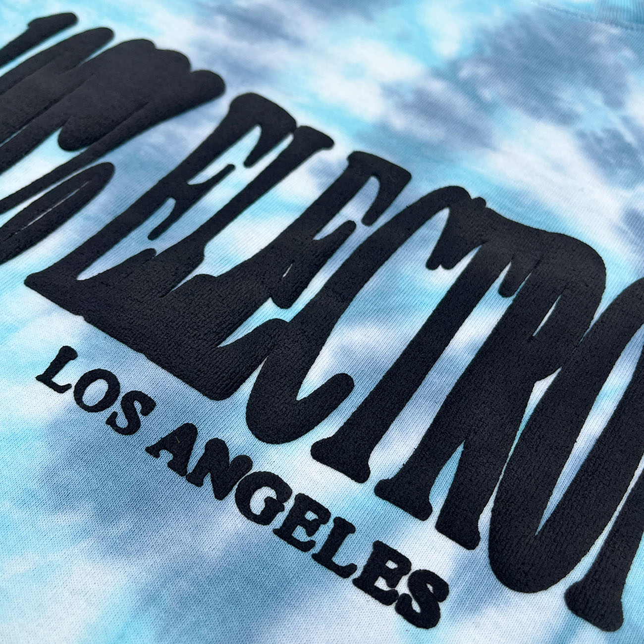 Ultra Puff Melt Logo Tie Dye T-Shirt - Blue