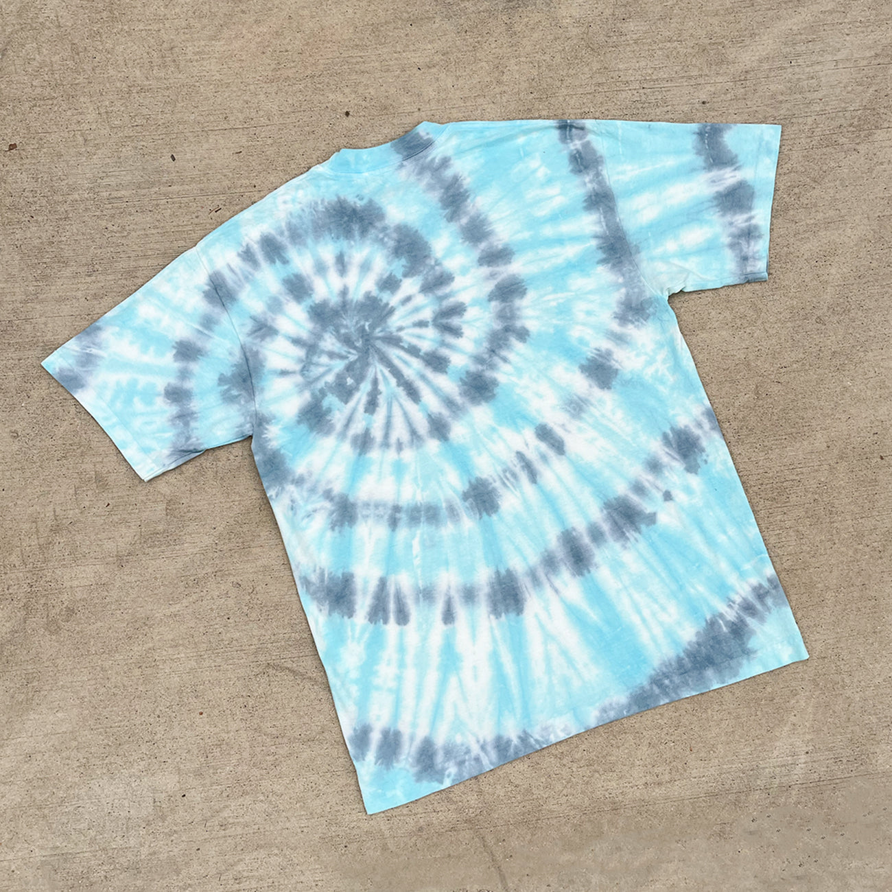 Ultra Puff Melt Logo Tie Dye T-Shirt - Blue