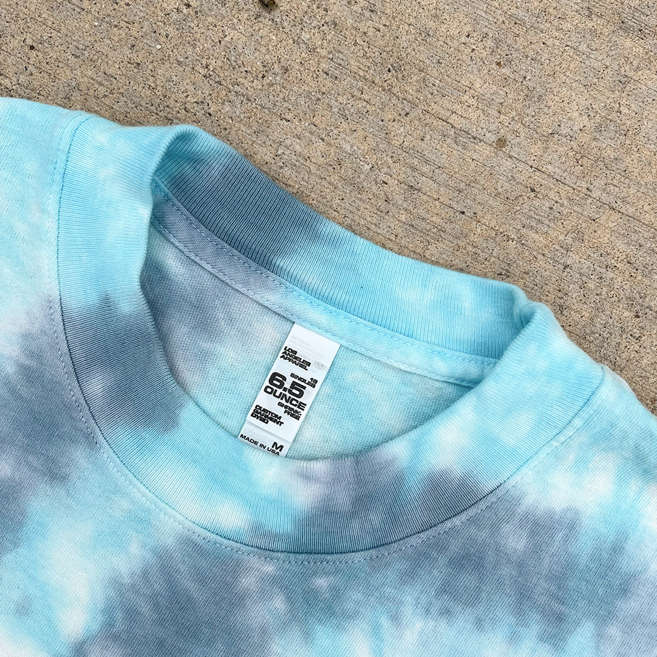 Ultra Puff Melt Logo Tie Dye T-Shirt - Blue