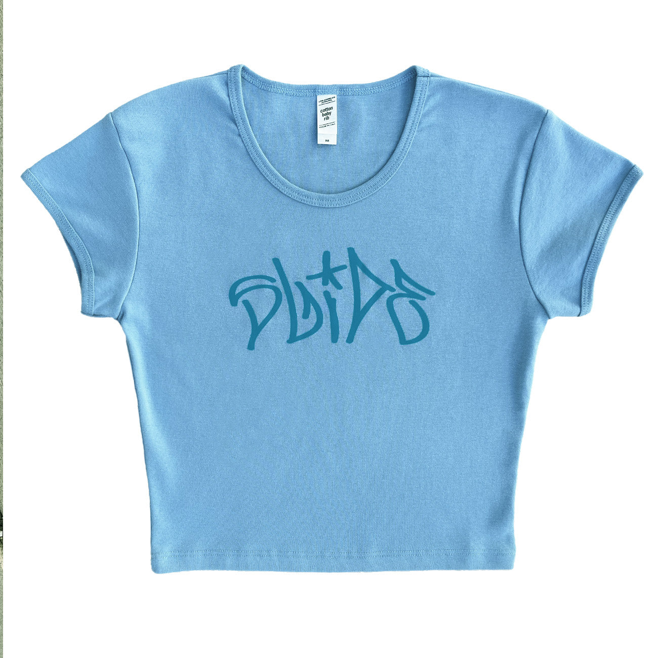 Slide Baby Rib Crop Top T-Shirt