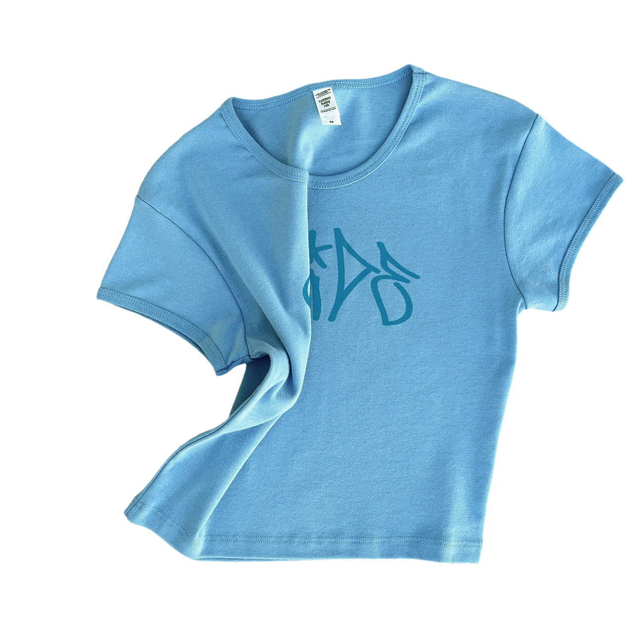 Slide Baby Rib Crop Top T-Shirt