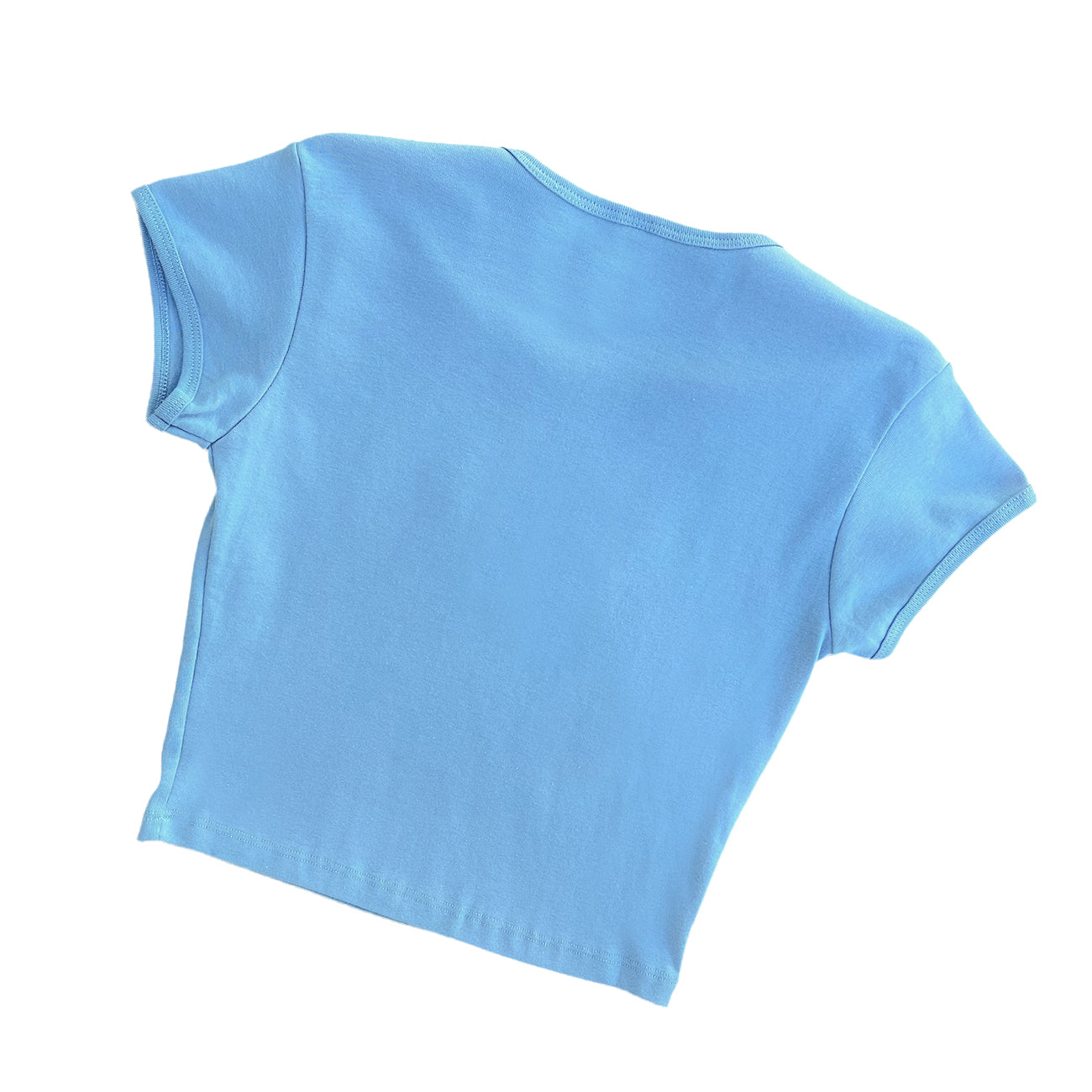 Slide Baby Rib Crop Top T-Shirt