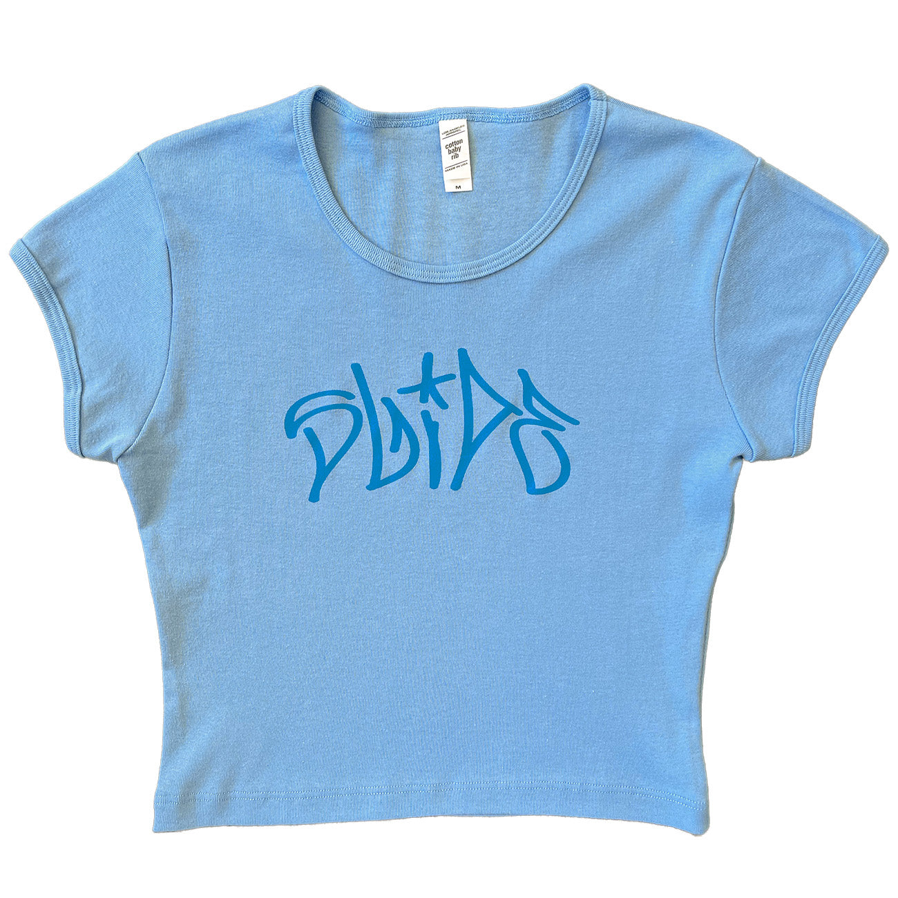 Slide Baby Rib Crop Top T-Shirt