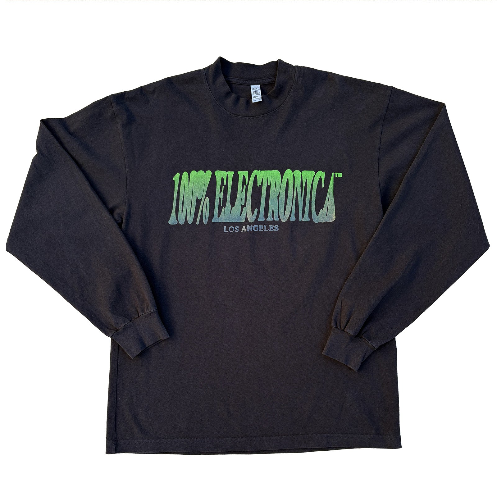 Melt Logo Gradient L/S T-Shirt - Green