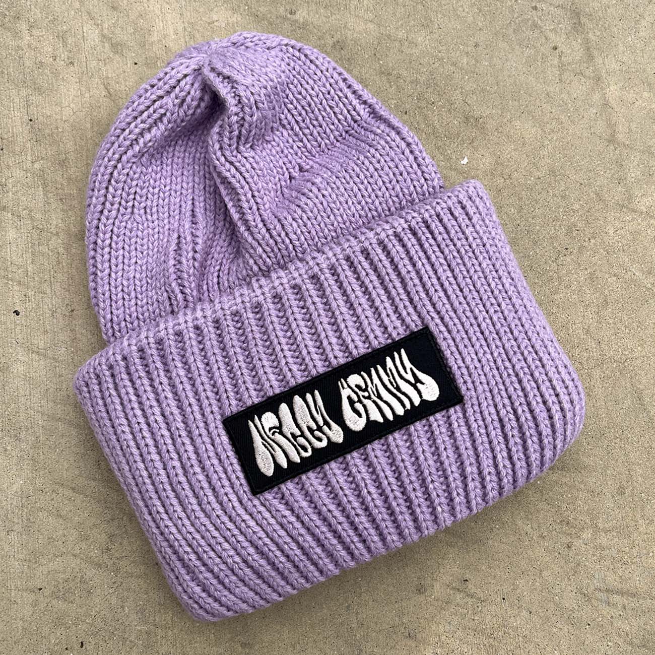 Neggy Gemmy Graffiti Beanie - Lavender