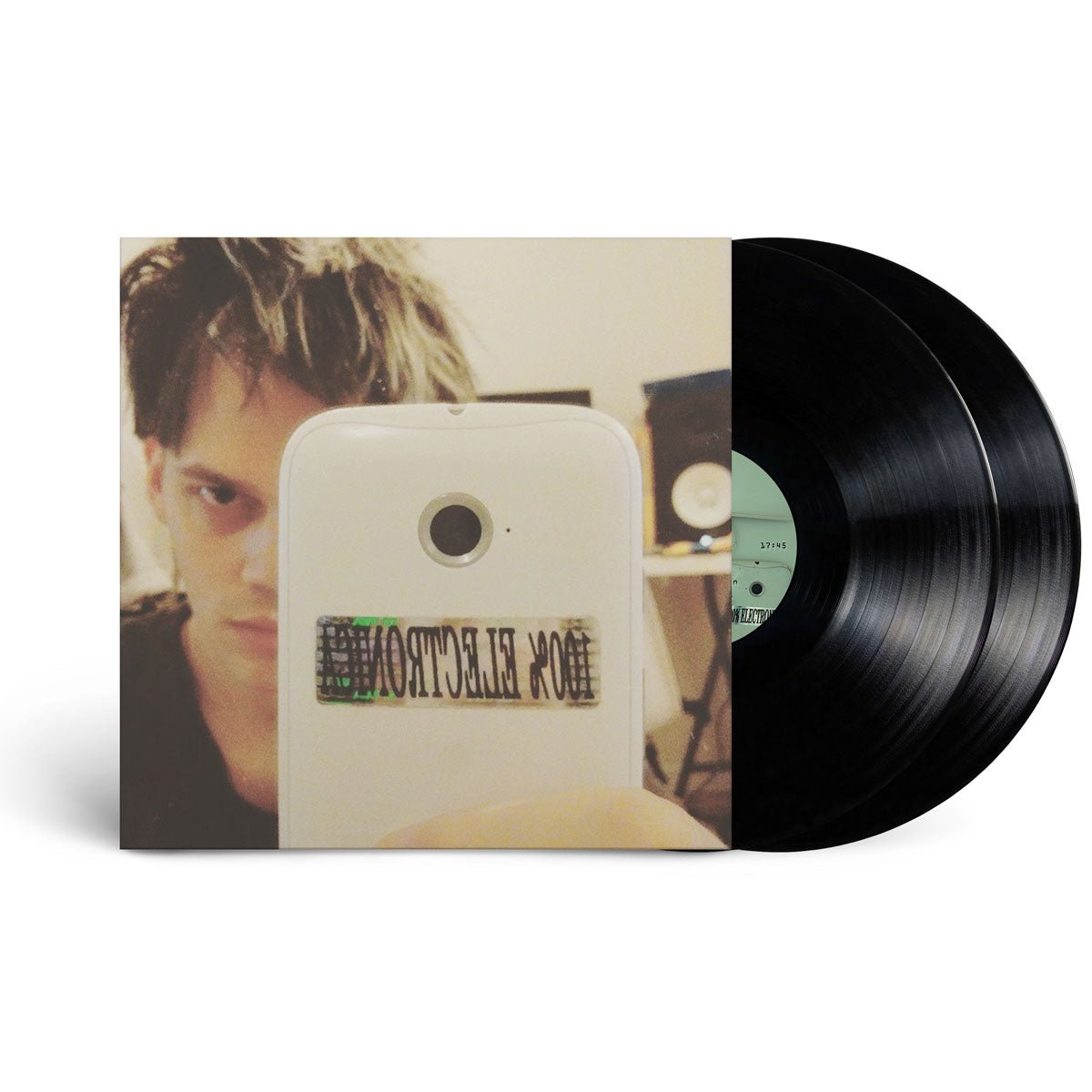 George Clanton - 100% Electronica 2xLP [5 Year Anniversary Deluxe Black 180 Gram Audiophile Edition] - 100% Electronica Official Store (Photo 1)